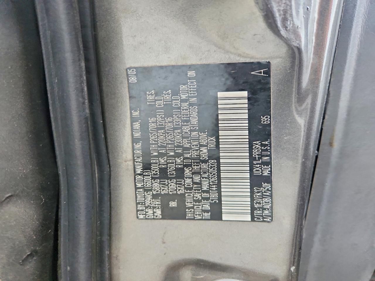 2006 Toyota Tundra Double Cab SR5