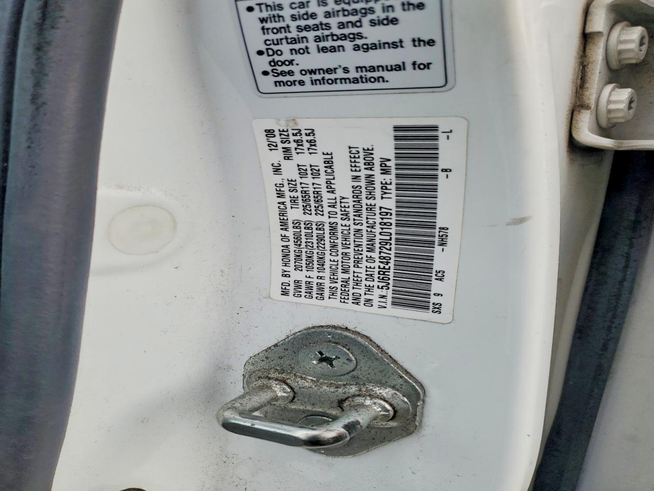 2009 Honda Cr-v exl