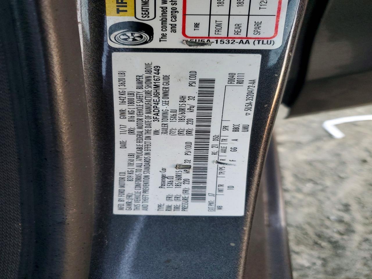 2017 Ford Fiesta se