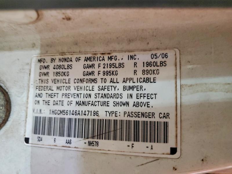 2006 Honda Accord Value