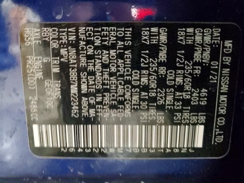 2021 Nissan Rogue sv