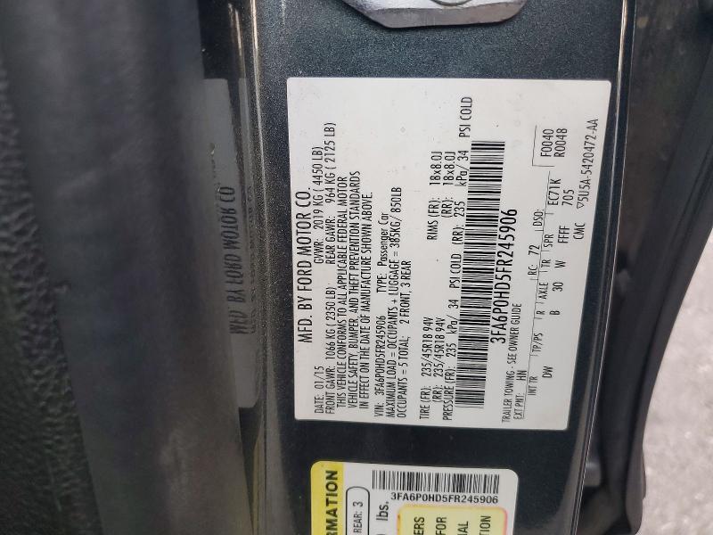 2015 Ford Fusion se