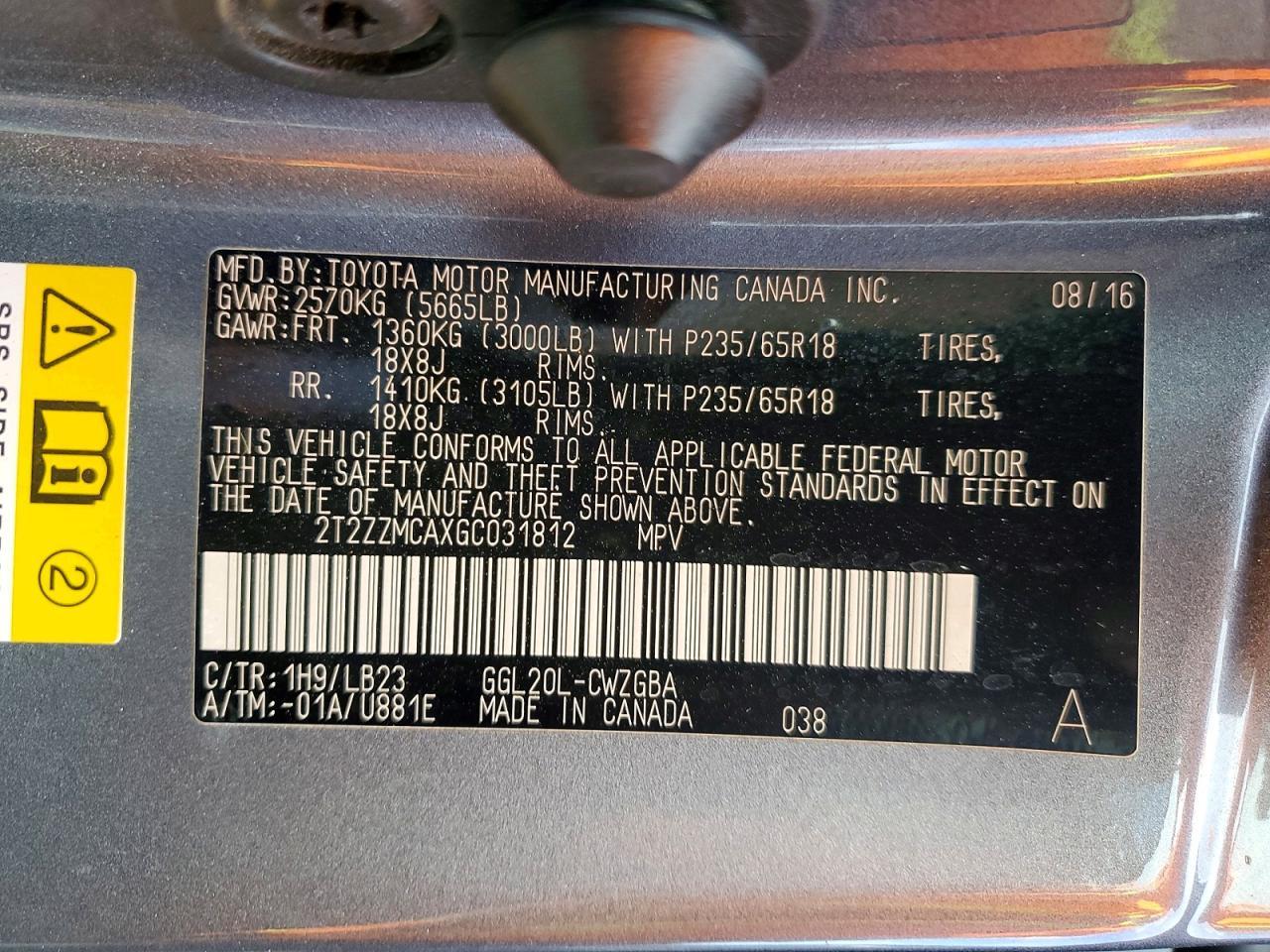 2016 Lexus Rx 350