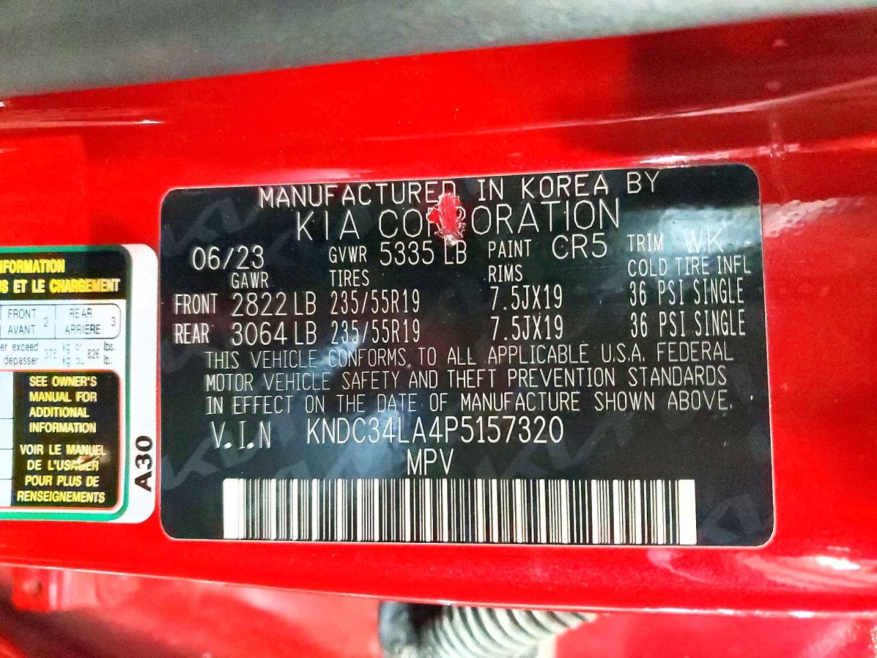 2023 KIA EV6 Wind