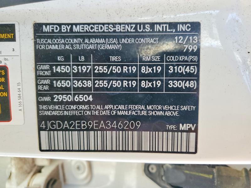 2014 Mercedes-Benz Ml 350 Bluetec