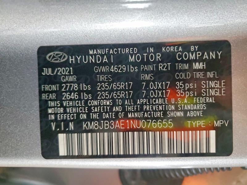 2022 Hyundai Tucson sel