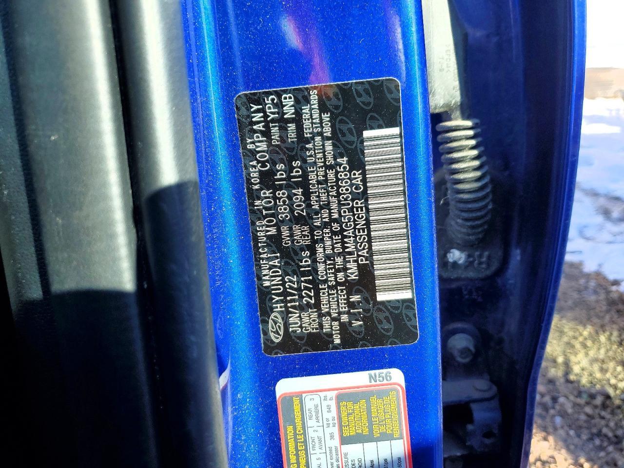 2023 Hyundai Elantra sel