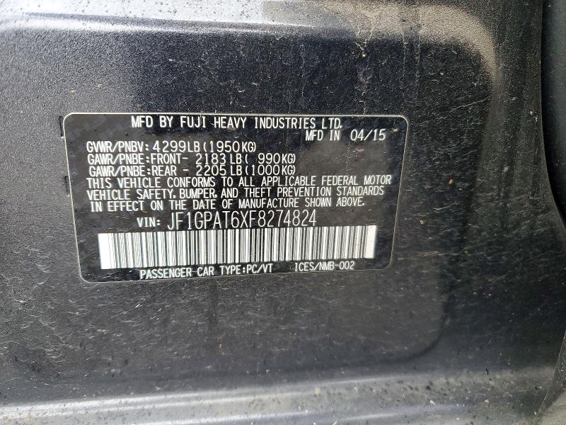 2015 Subaru Impreza Sport