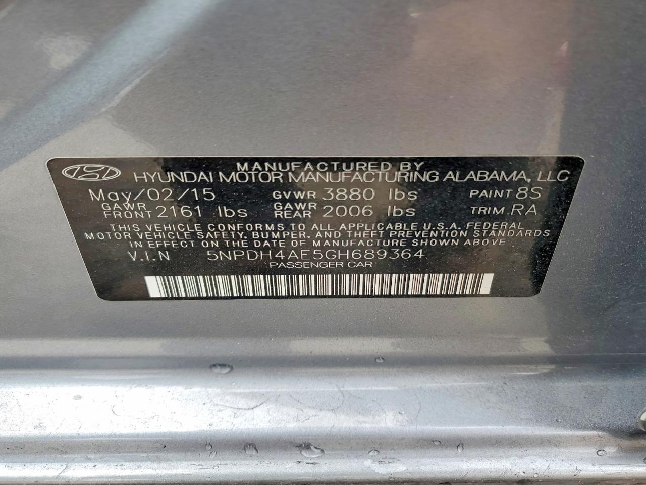 2016 Hyundai Elantra se