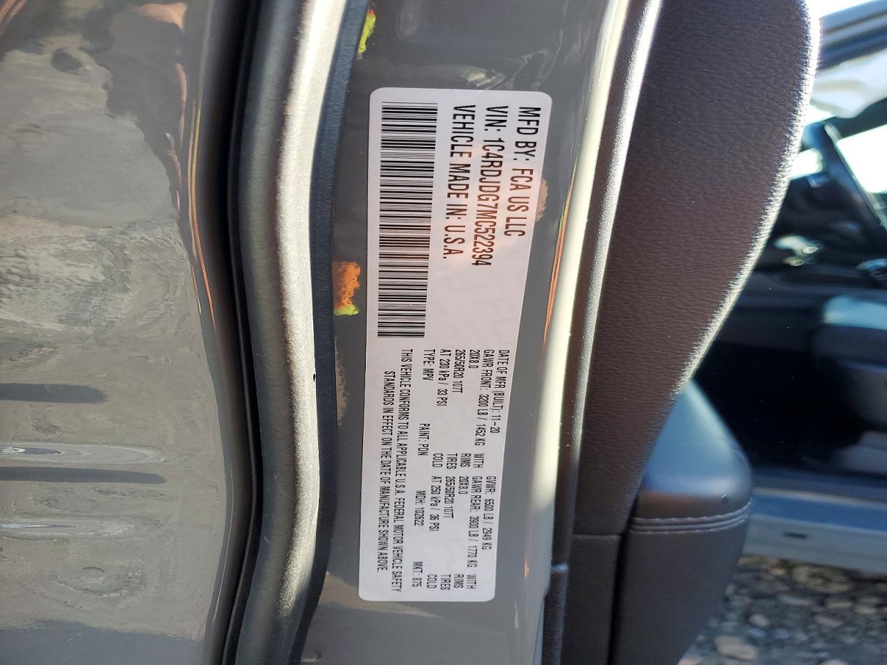 2021 Dodge Durango gt