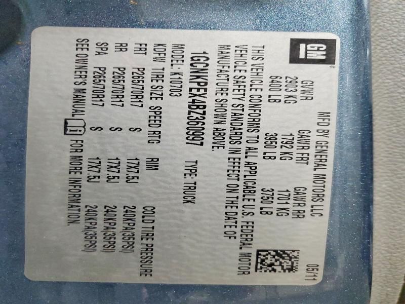 2011 Chevrolet Silverado K1500