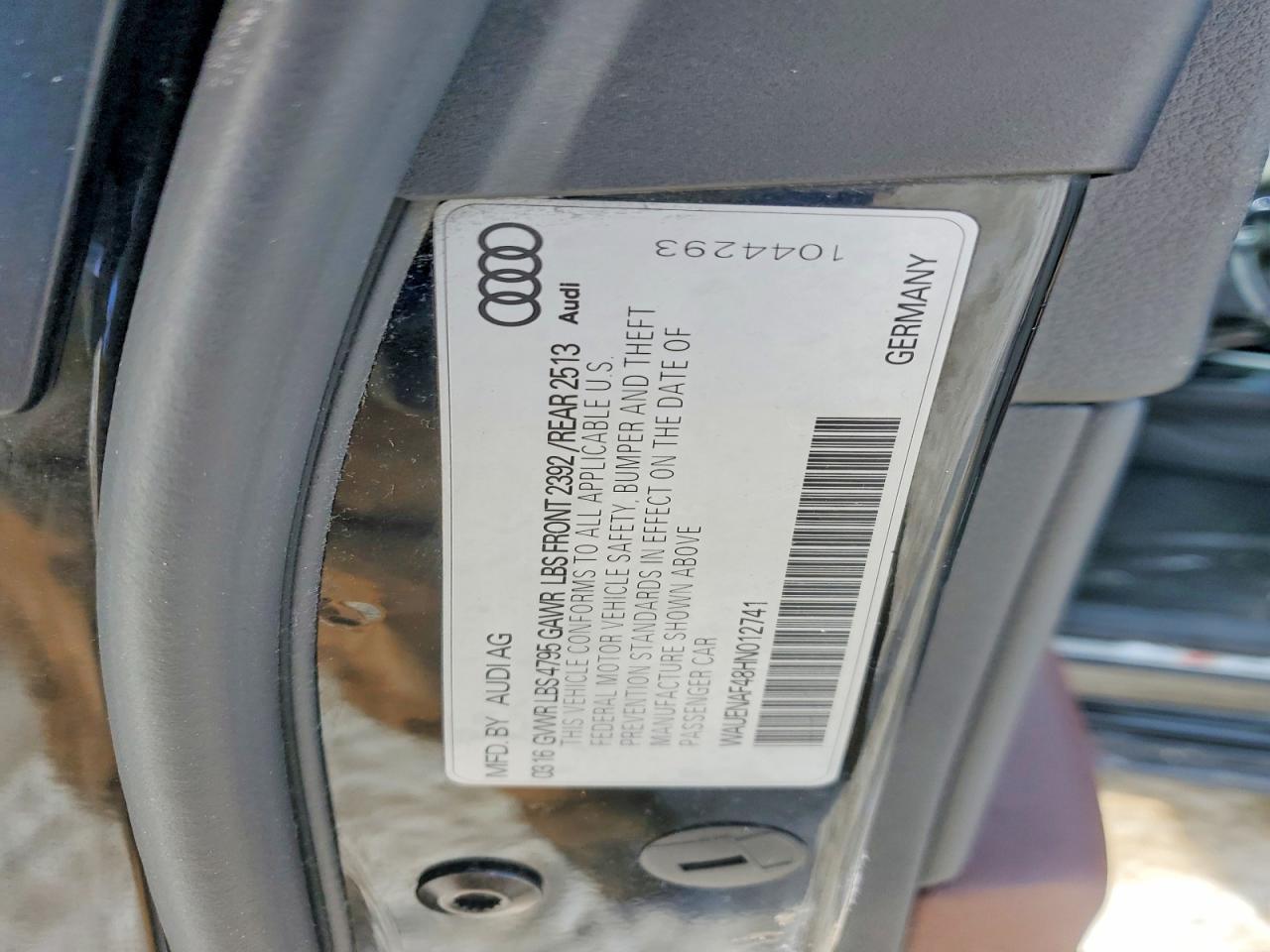 2017 Audi A4 Premium Plus