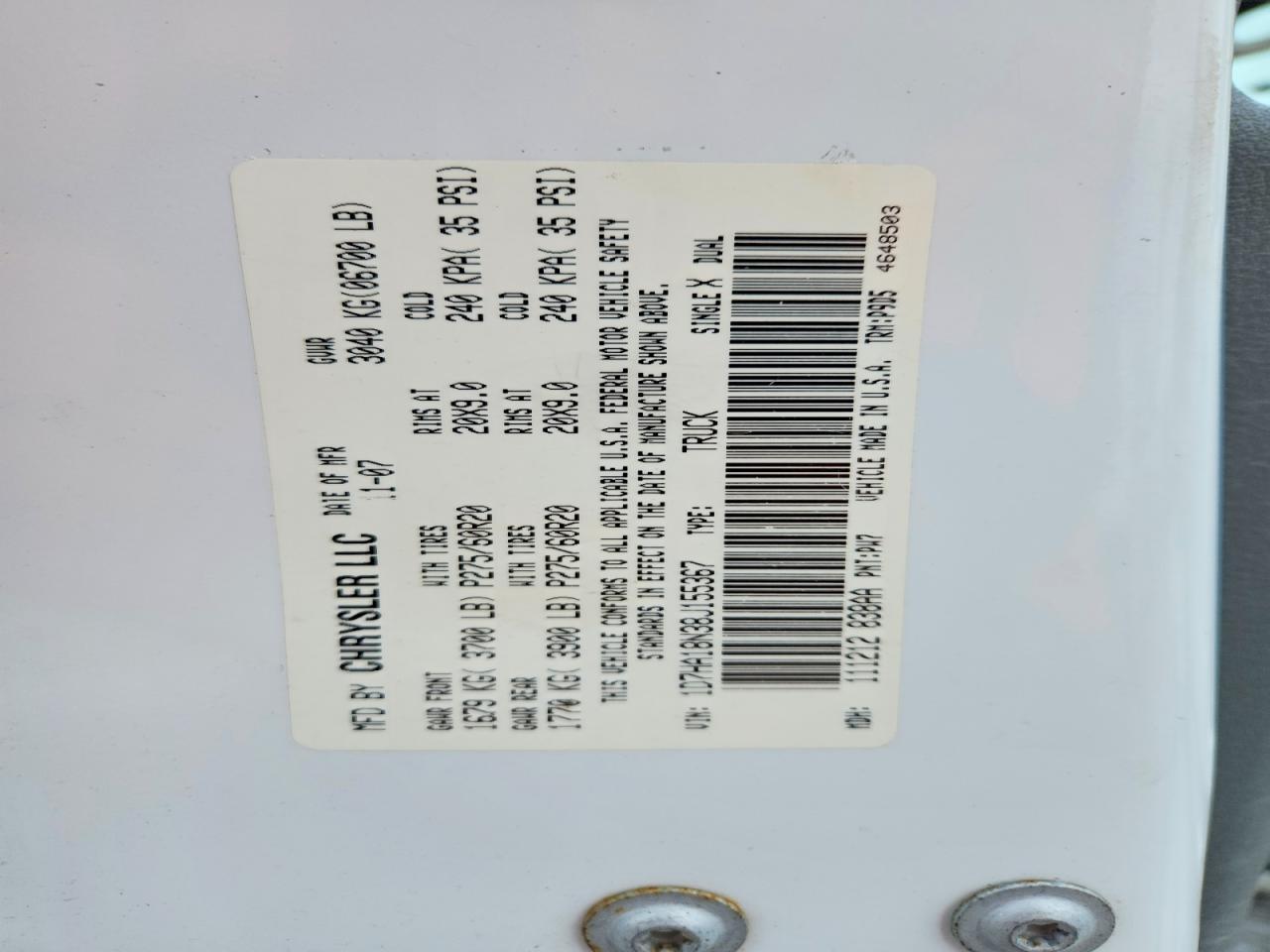 2008 Dodge Ram 1500 st