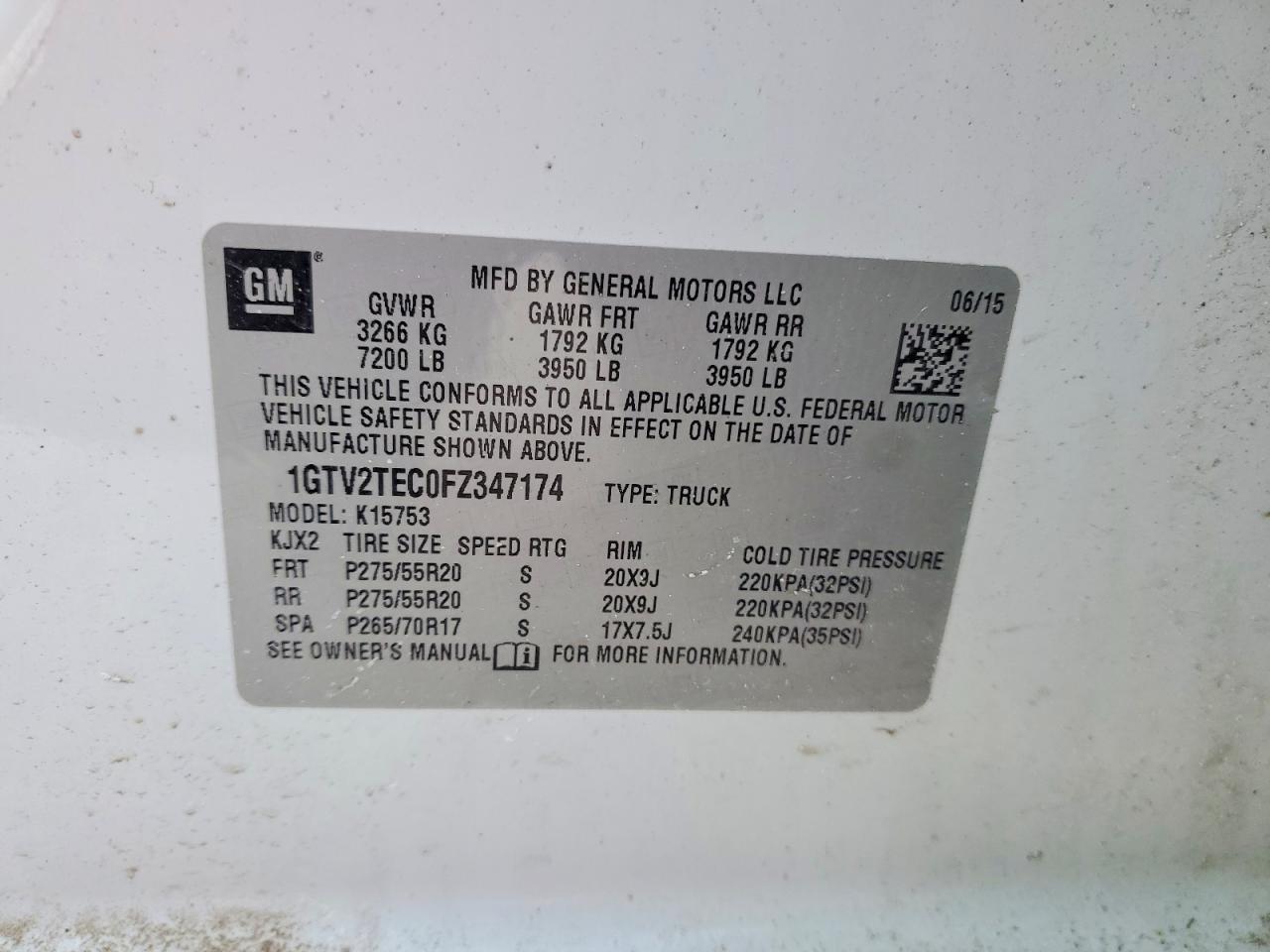 2015 GMC Sierra K1500