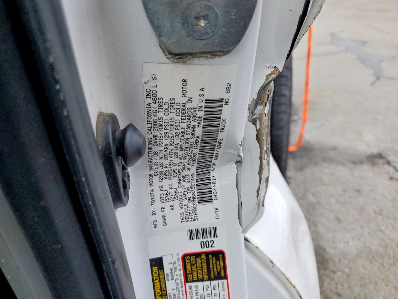 2008 Toyota Tacoma Base