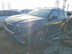 Salvage cars for sale from Copart Elgin, IL: 2022 Toyota Highlander Hybrid xle