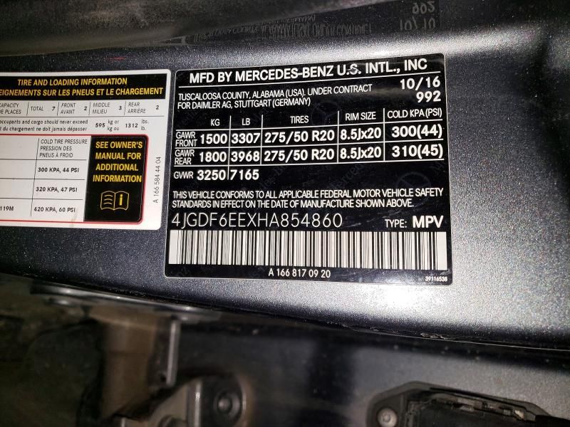 2017 Mercedes-Benz Gls 450 4matic