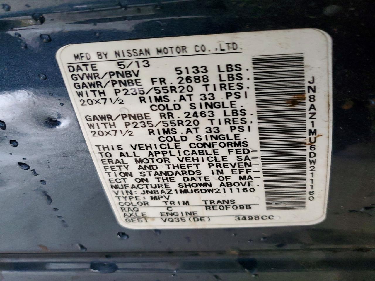 2013 Nissan Murano s
