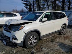 Honda salvage cars for sale: 2017 Honda Pilot ex