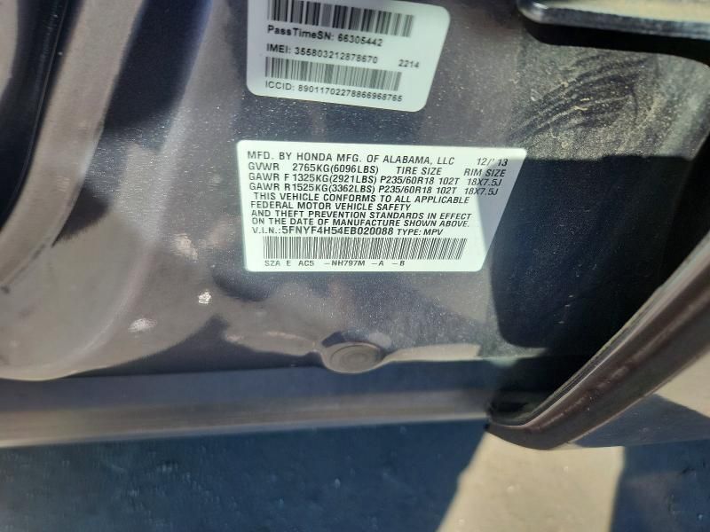 2014 Honda Pilot exl