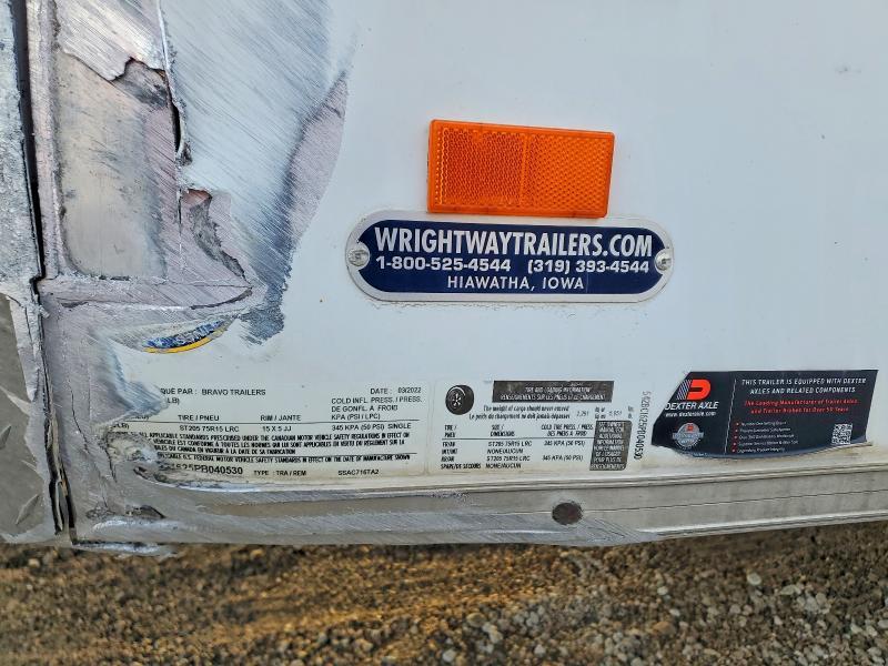 2023 Bravo SSAC716TA2 Enclosed Cargo Trailer