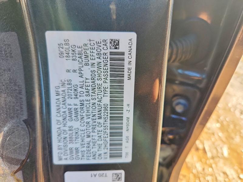 2026 Honda Civic Sport