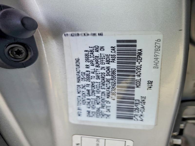 2002 Toyota Camry le