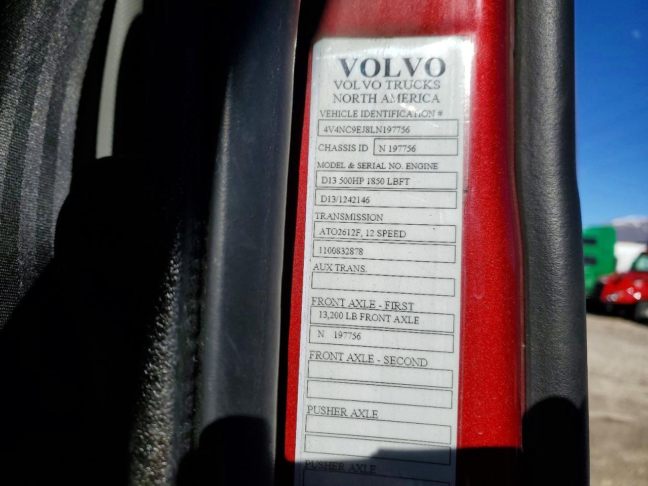 2020 Volv O VN VNL-Semi Truck