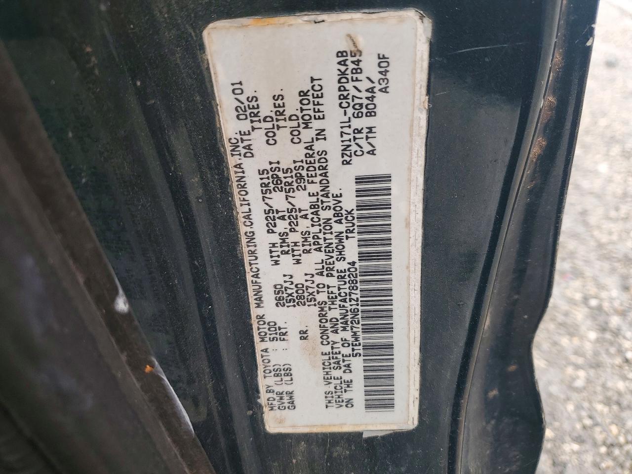 2001 Toyota Tacoma Base