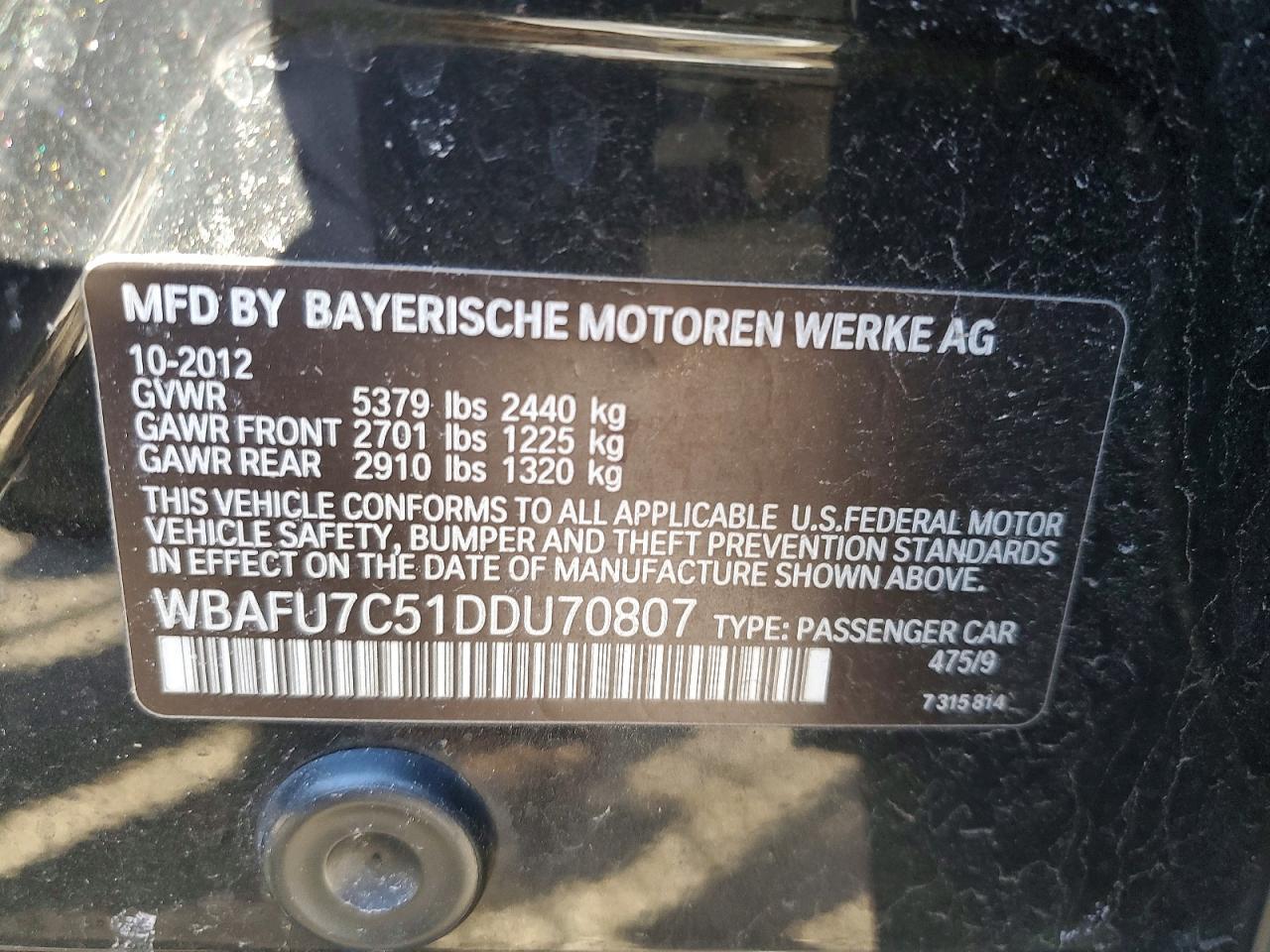 2013 BMW 535 xi