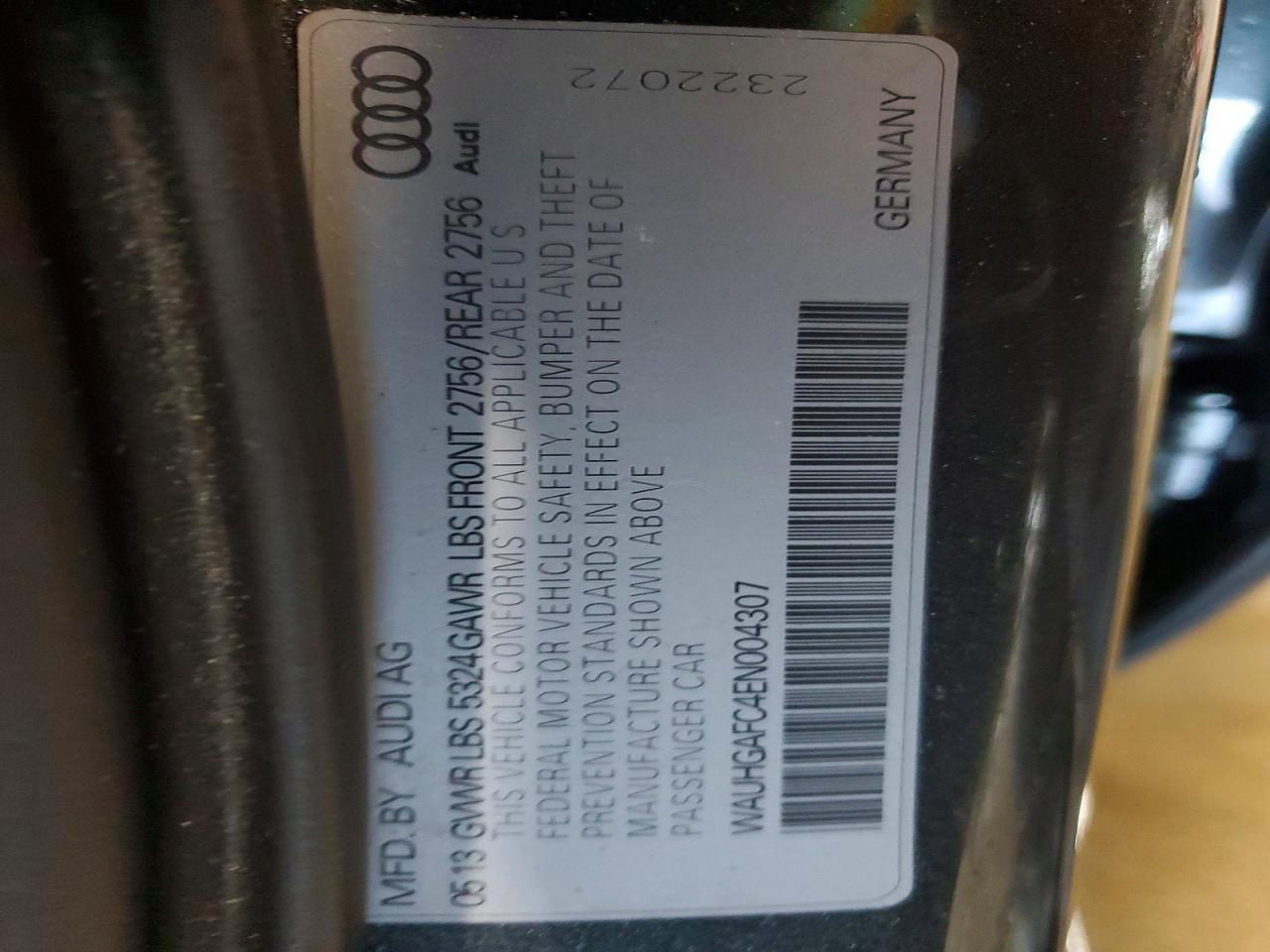2014 Audi A6 Prestige