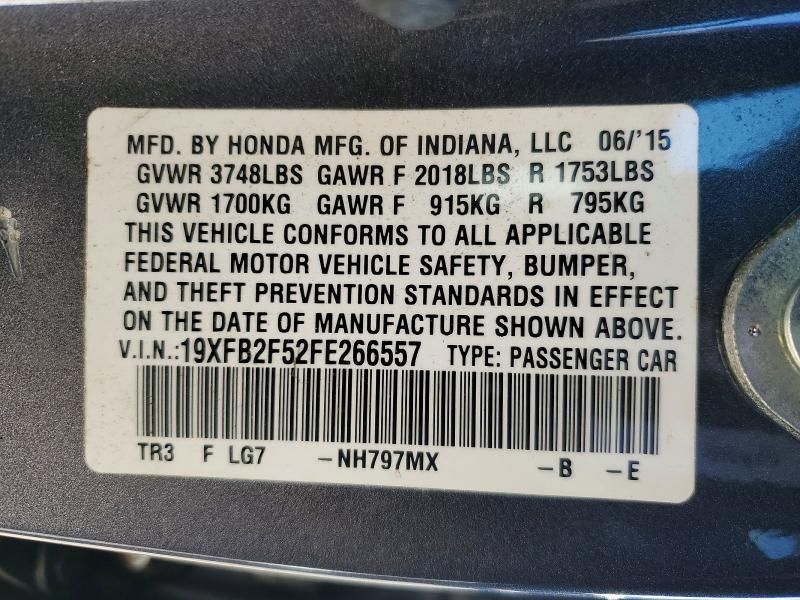 2015 Honda Civic lx