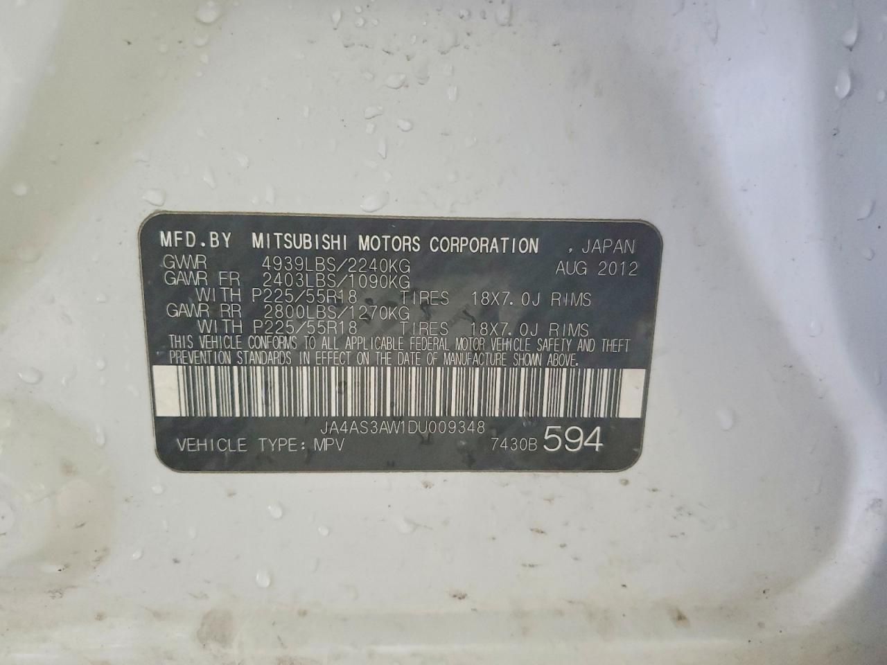 2013 Mitsubishi Outlander se