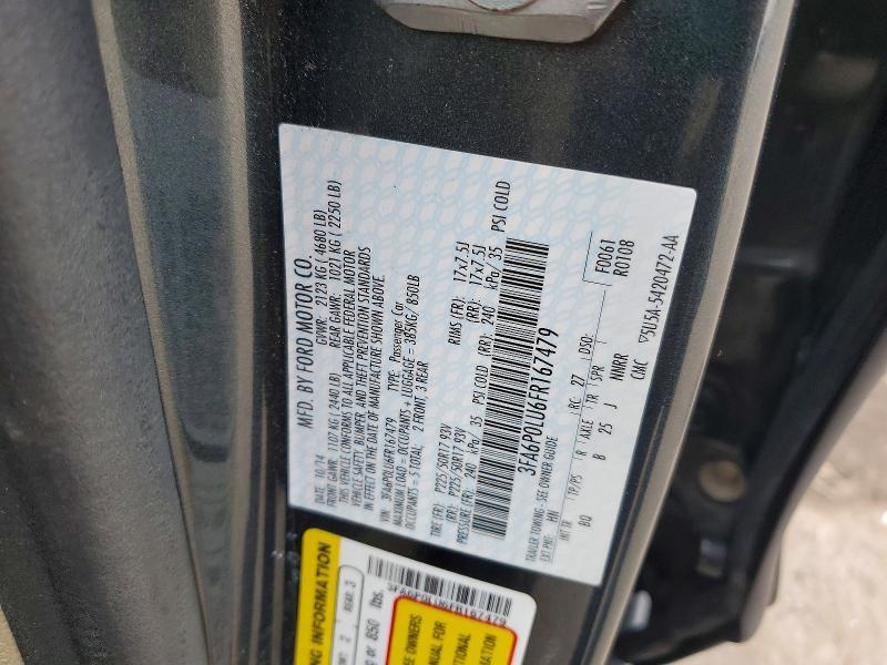 2015 Ford Fusion se Hybrid