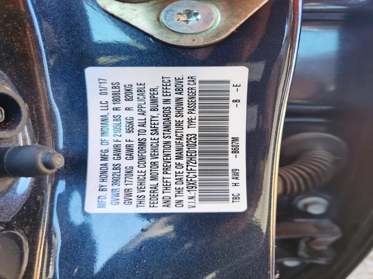 2017 Honda Civic exl