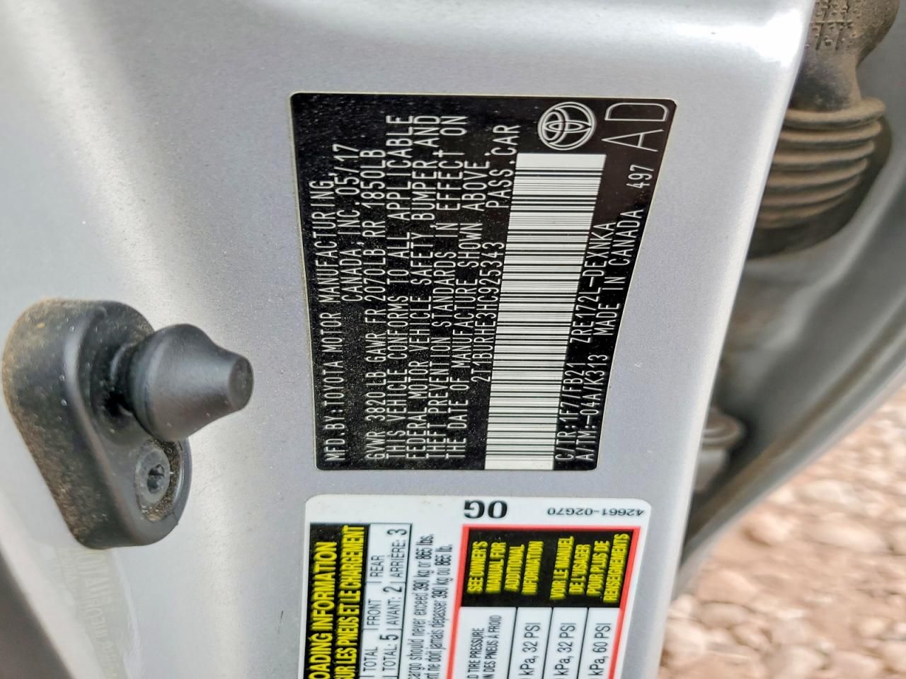 2017 Toyota Corolla l