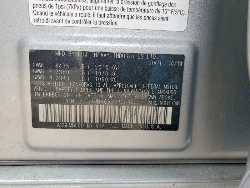 2011 Subaru Legacy 2.5i