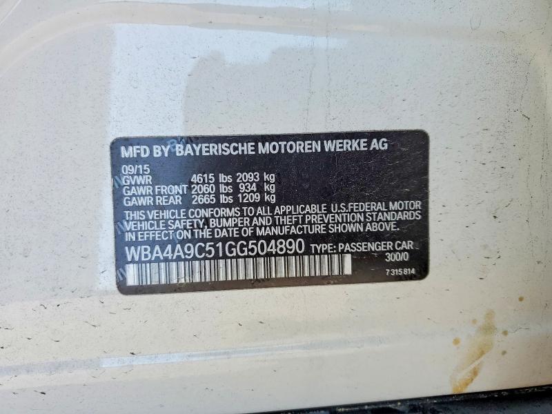 2016 BMW 428 i Gran Coupe Sulev