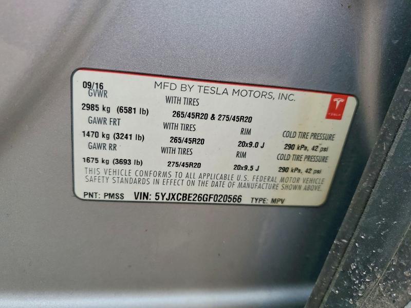 2016 Tesla Model x