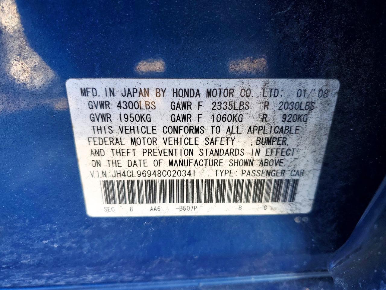 2008 Acura TSX