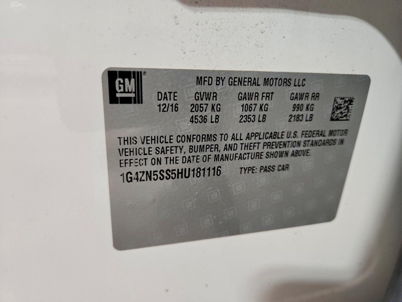 2017 Buick Lacrosse Preferred