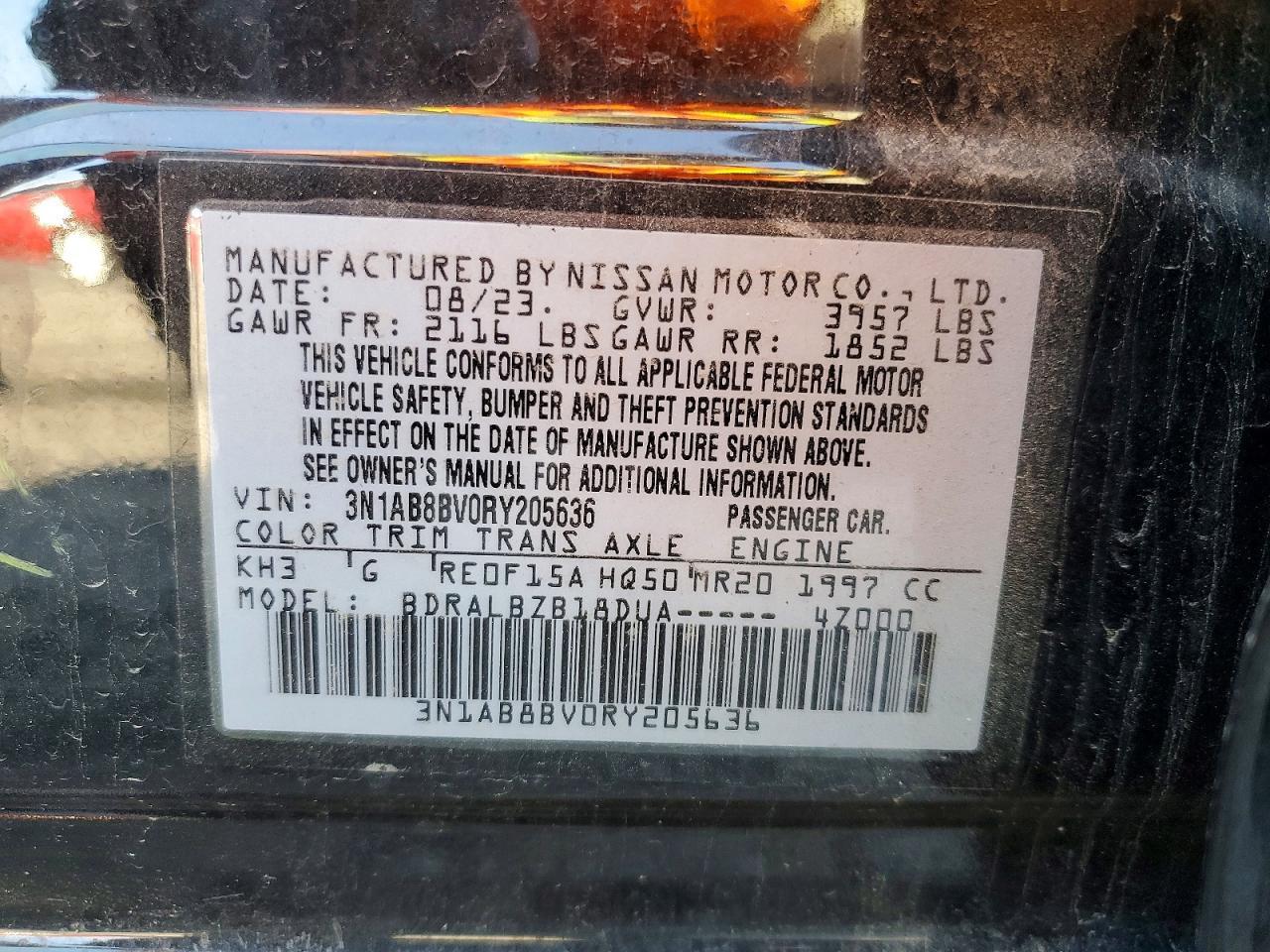 2024 Nissan Sentra s