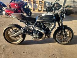 Salvage motorcycles for sale at Grand Prairie, TX auction: 2018 Ducati Scrambler 800