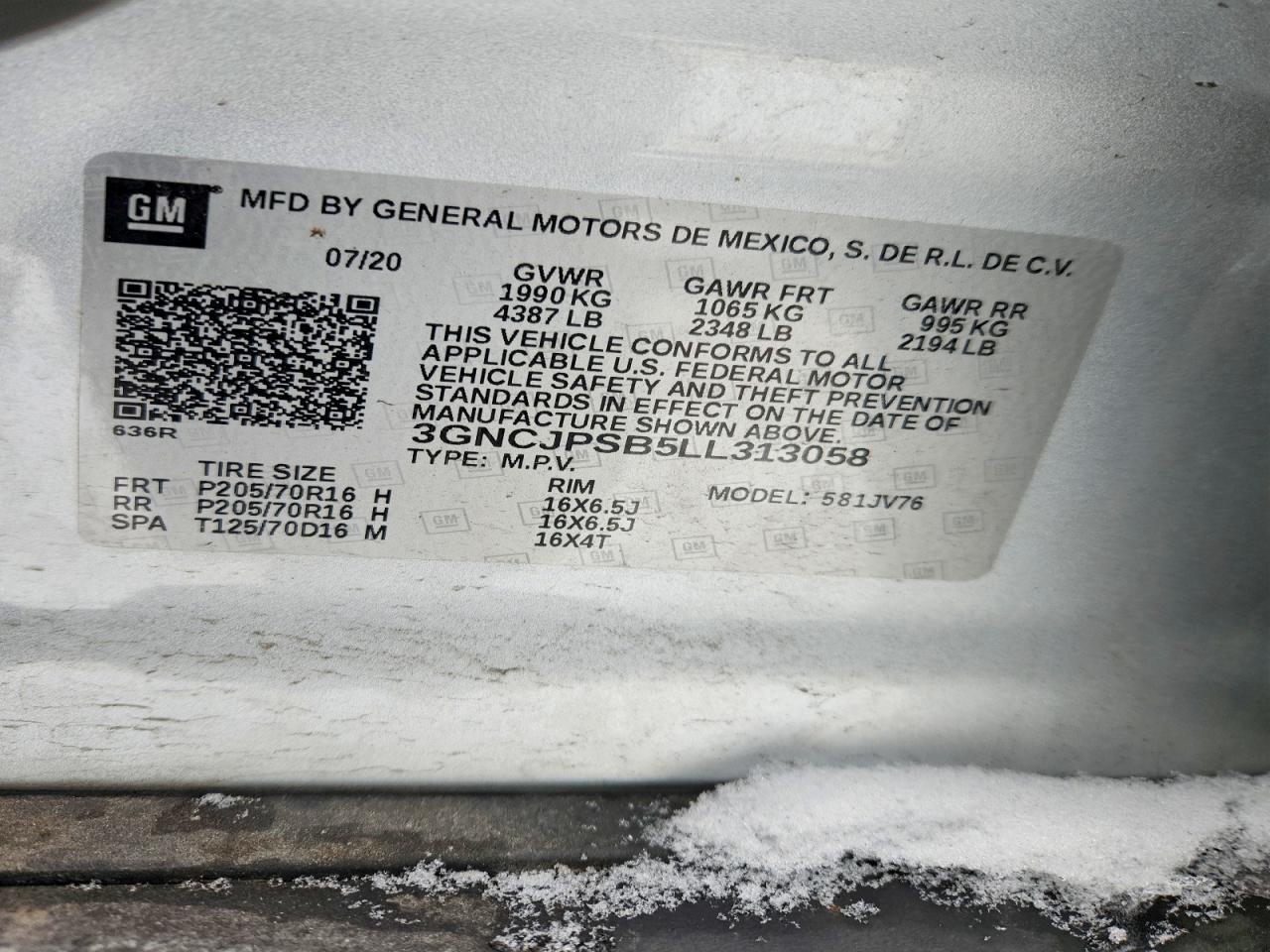 2020 Chevrolet Trax 1LT