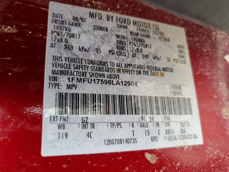 2008 Ford Expedition Eddie Bauer