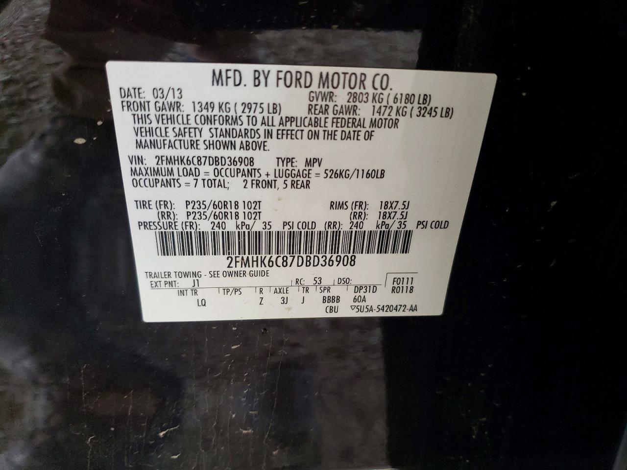 2013 Ford Flex sel
