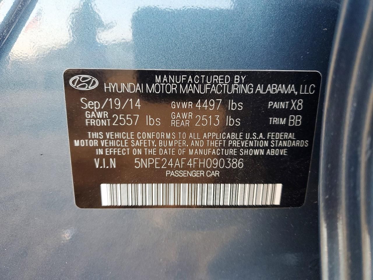 2015 Hyundai Sonata se