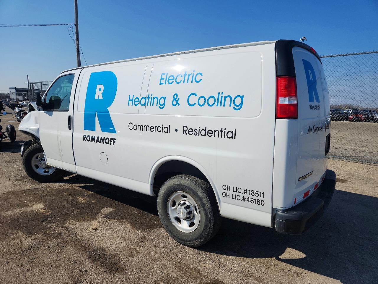 2021 Chev Rolet Express 2500 Cargo Utility / Service Van