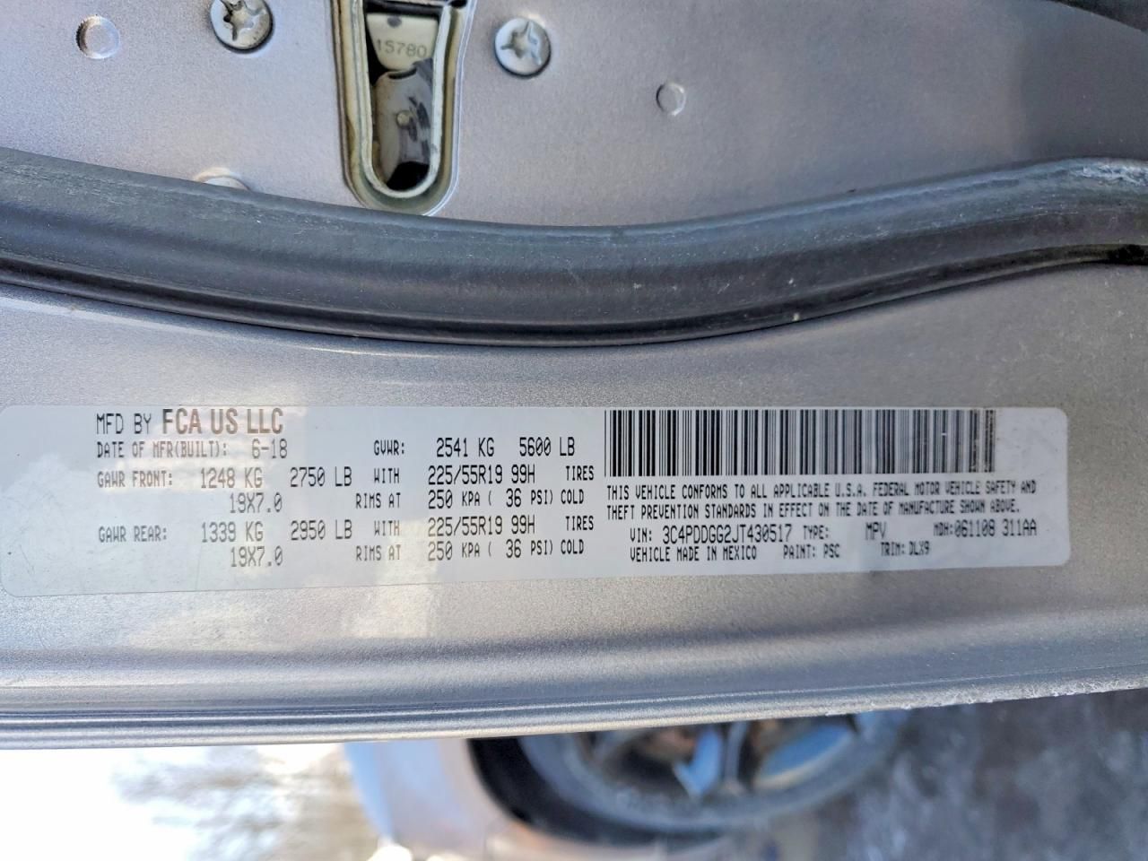 2018 Dodge Journey Crossroad