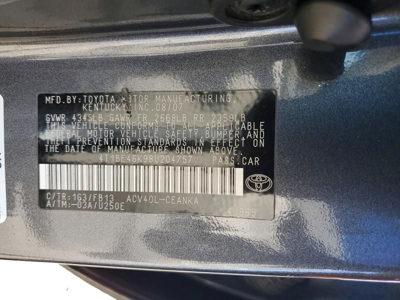 2008 Toyota Camry ce